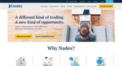 Desktop Screenshot of nadex.com